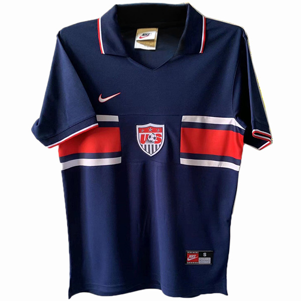 USA maillot rétro américain extérieur match de football pour hommes deuxième vêtements de sport maillot de sport 1995-1997